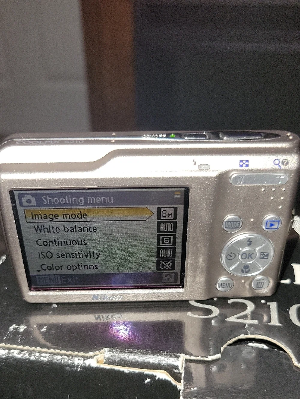 Nikon COOLPIX S210 Compact Digital Camera - Silver